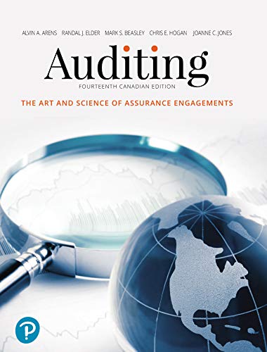 Auditing: The Art and Science of Assurance Engagements (14th Canadian Edition) – eBook