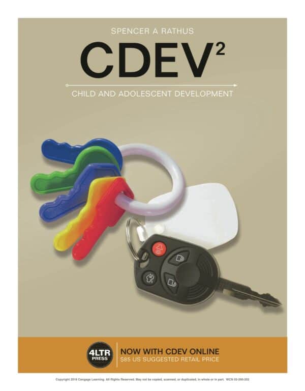 CDEV2 - Child and Adolescent Development (2nd Edition) – Rathus – eBook