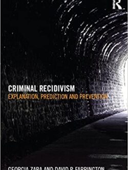 Criminal Recidivism: Explanation, Prediction and Prevention – eBook