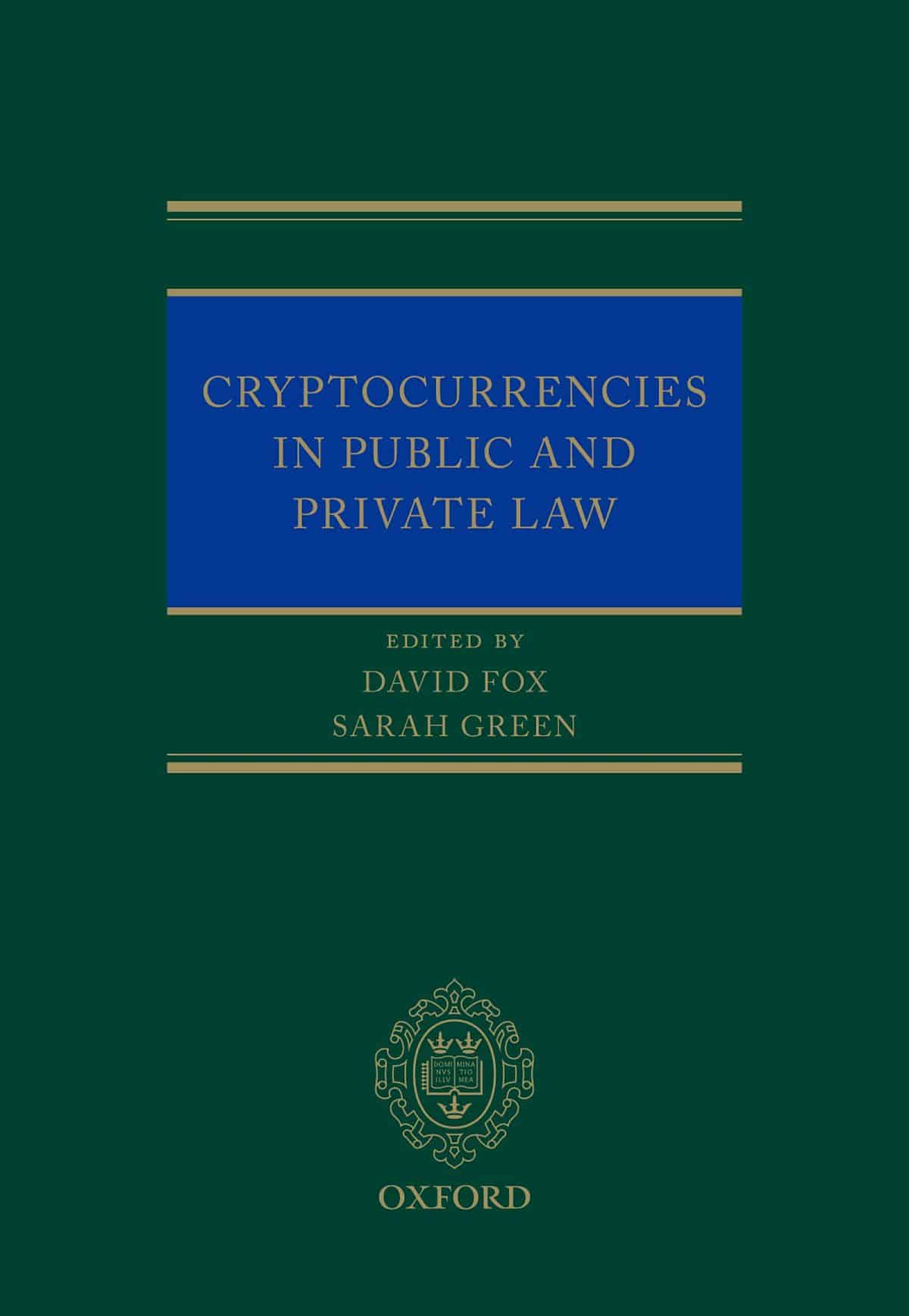 Cryptocurrencies in Public and Private Law – eBook