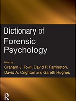 Dictionary of Forensic Psychology – eBook