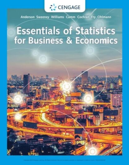 Essentials of Statistics for Business and Economics (9th Edition) – eBook