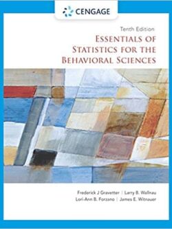 Essentials of Statistics for the Behavioral Sciences (10th Edition) – eBook