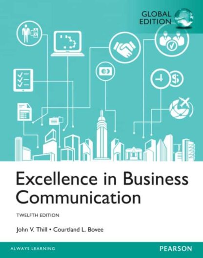 Excellence in Business Communication (12th Global Edition) – eBook