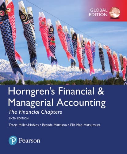 Horngren’s Financial & Managerial Accounting, The Financial Chapters (6th edition) – Global – eBook