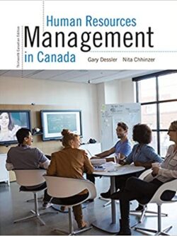 Human Resources Management in Canada (13th Canadian Edition) – eBook