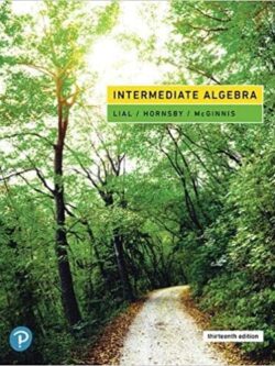 Intermediate Algebra (13th Edition) – Lial/Hornsby/McGinnis – eBook