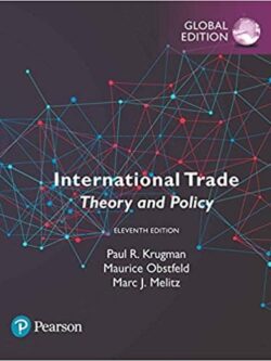 International Trade: Theory and Policy 11th edition (Global) – eBook