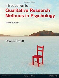 Introduction to Qualitative Research Methods in Psychology (3rd Edition) – eBook