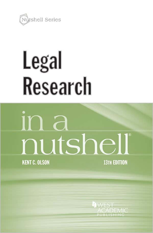 Legal Research in a Nutshell (13th Edition) – eBook