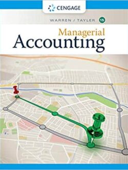 Managerial Accounting (15th Edition) – eBook