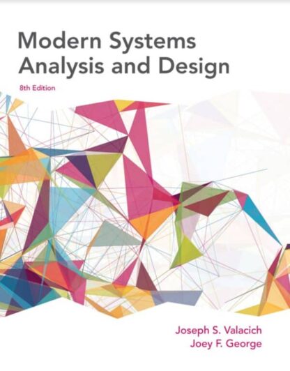 Modern Systems Analysis and Design (8th Edition) – eBook