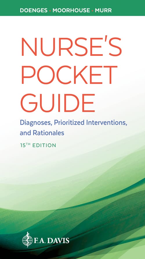 Nurse’s Pocket Guide: Diagnoses, Prioritized Interventions and Rationales (15th Edition) – eBook