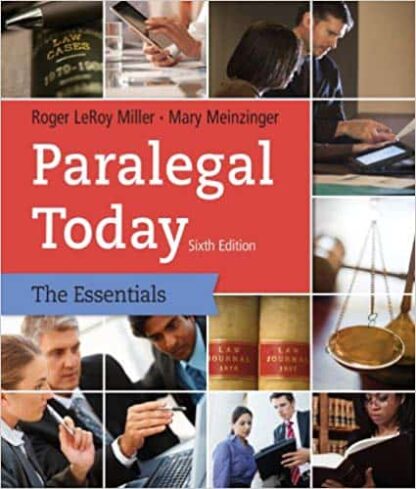 Paralegal Today: The Essentials (6th Edition) – eBook