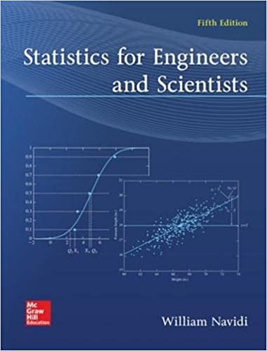 Statistics for Engineers and Scientists 5th Edition by William Navidi, ISBN-13: 978-1259717604