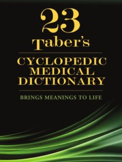 Taber’s Cyclopedic Medical Dictionary 23rd Edition By Donald Venes (eBook)