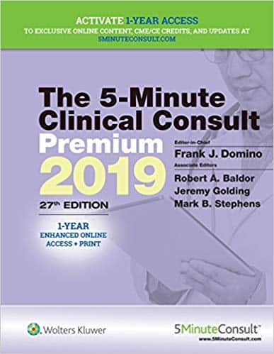 The 5-Minute Clinical Consult Premium 2019 (27th Edition) – eBook