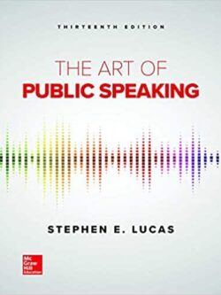 The Art of Public Speaking (13th Edition) – eBook