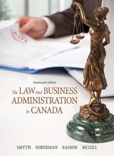 The Law and Business Administration in Canada (14th Edition) – eBook