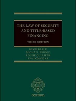 The Law of Security and Title-Based Financing (3rd Edition) – eBook