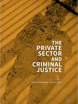 The Private Sector and Criminal Justice – eBook