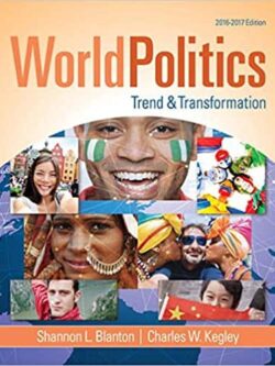 World Politics: Trend and Transformation, 2016 – 2017 (16th Edition) – eBook