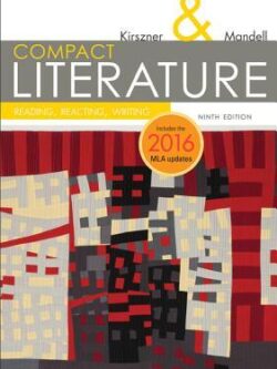 COMPACT Literature: Reading, Reacting, Writing (9th Edition) 2016 MLA Update eBook